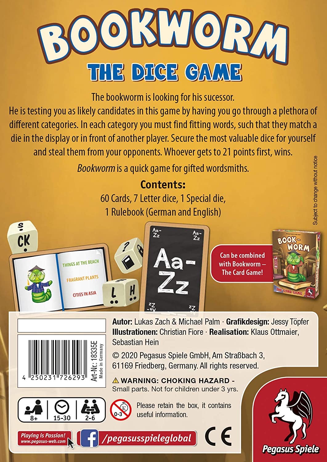 Bookworm : The Dice Game